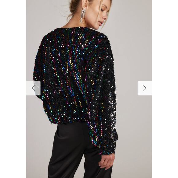Ozzy Multi Sequin Zip Up Jacket - Picture 9 of 10